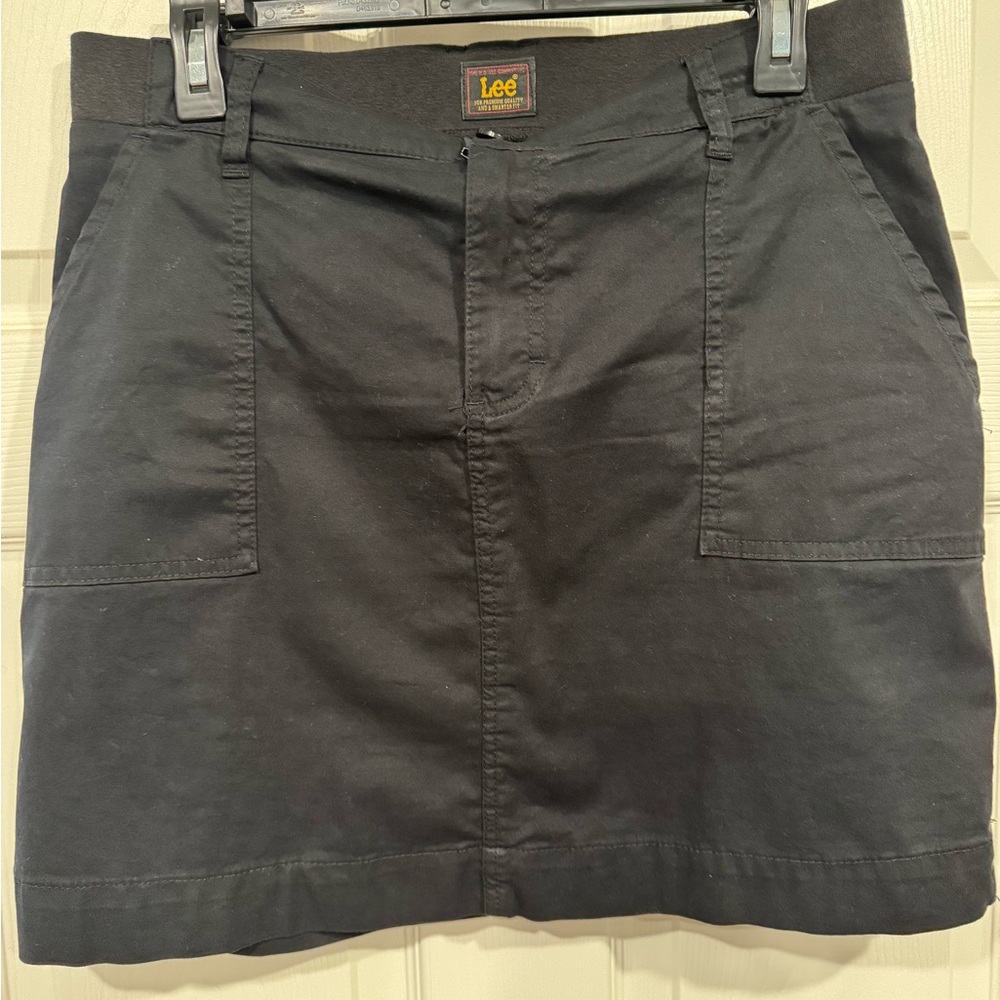 Lee Charcoal Pocketed Skirt